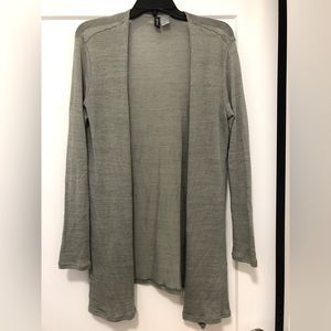 Light green H&M lightweight cardigan